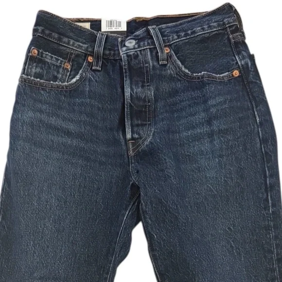 Levi's Women's High Rise Jeans - Dark Blue - Picture 6 of 12